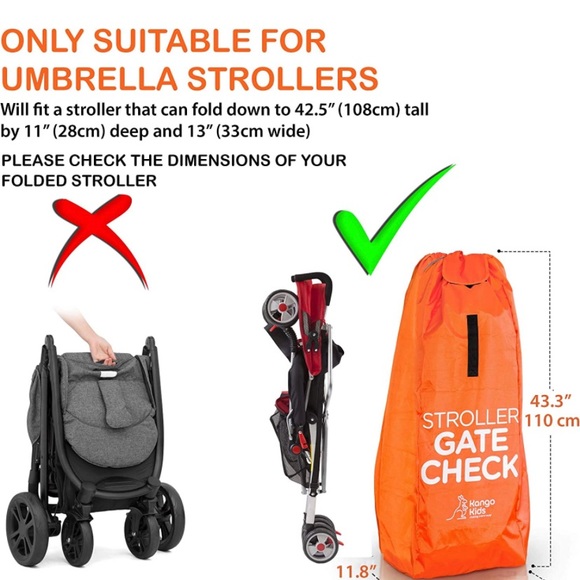 Kango Kids Gate Check Stroller Travel Bag New in Packaging - Picture 2 of 7